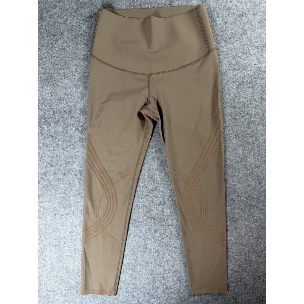 Fanka Womens‎ Small Tan Reversible High Rise Body Sculpt Compression Leggings